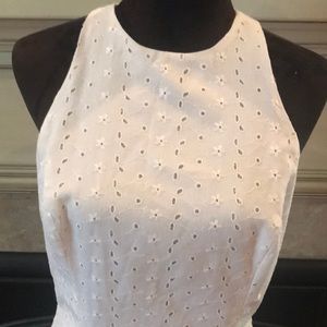 Geary Roark White Eyelet Dress
